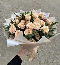 Букет Кремовые розы Латте в Жуковке