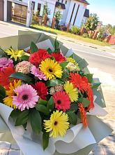 Букет цветов из:  Герберы #REPLACE_PRED# Жуковке